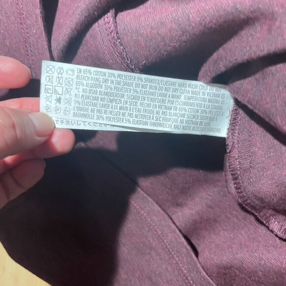 Forever 21 Burgundy Mini Skirt Zipper - size Medium - Women's - Picture 6 of 6